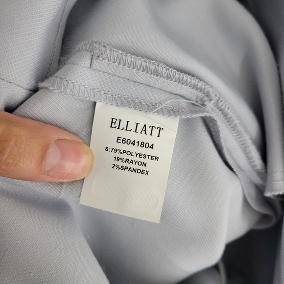 Elliatt Harmony Pintuck Ruffle Pocket High Waist Slim Straight Ankle Pants - Picture 10 of 14